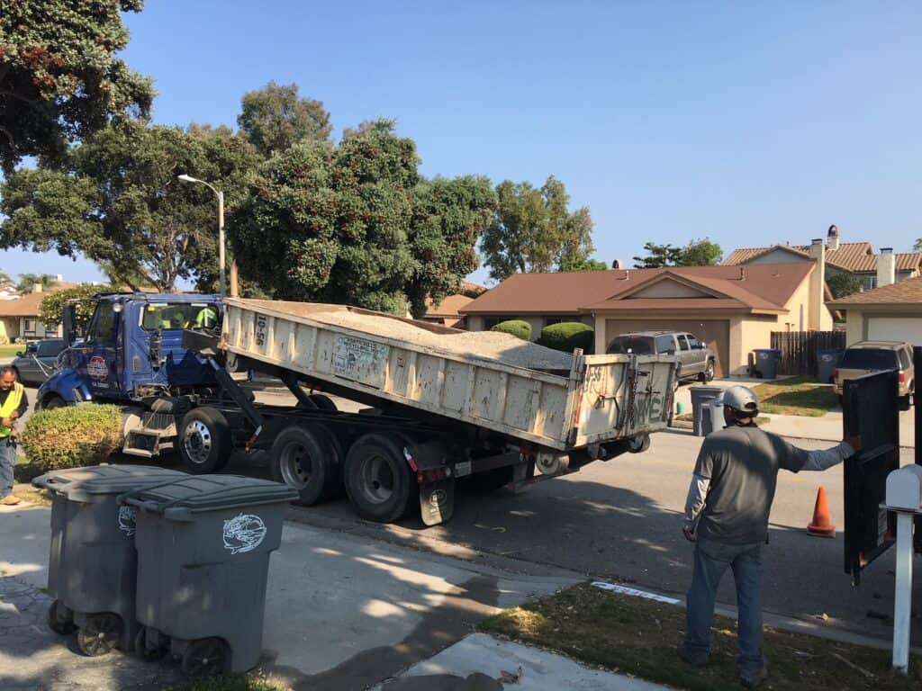 VC Turf material delivery