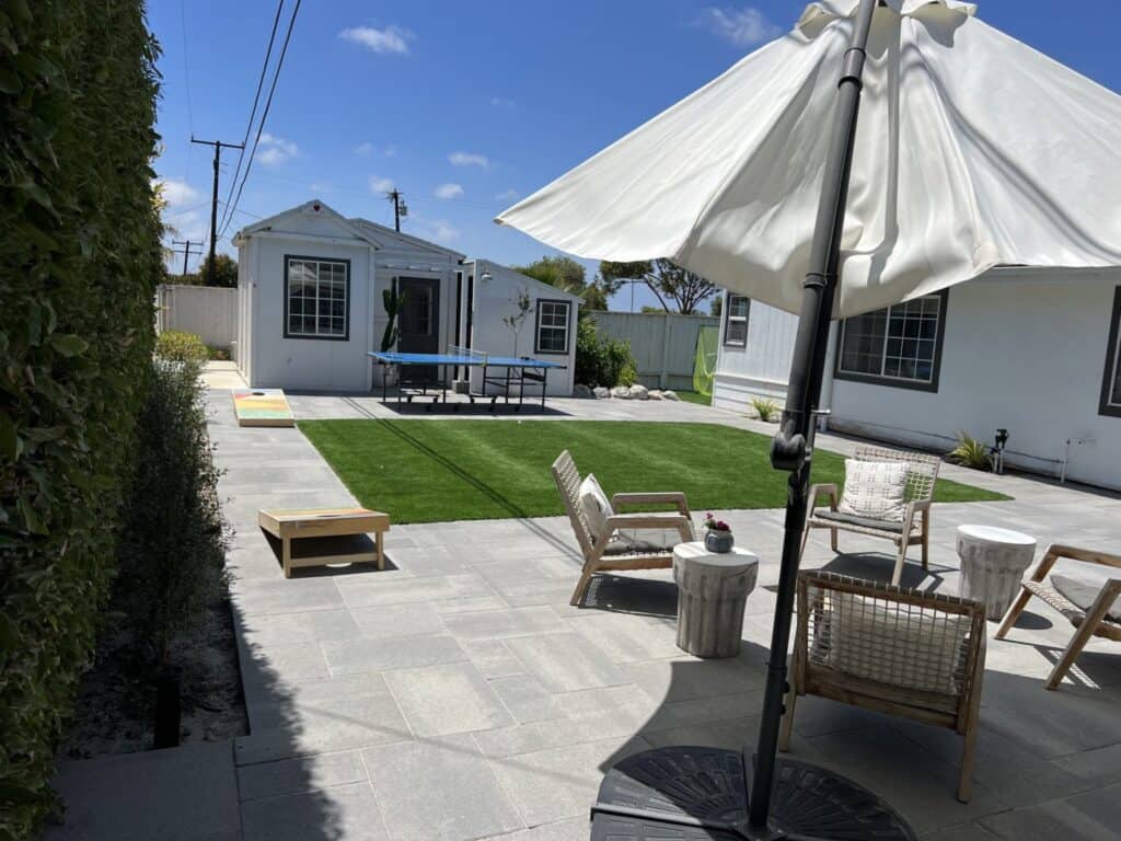 Backyard turf, after