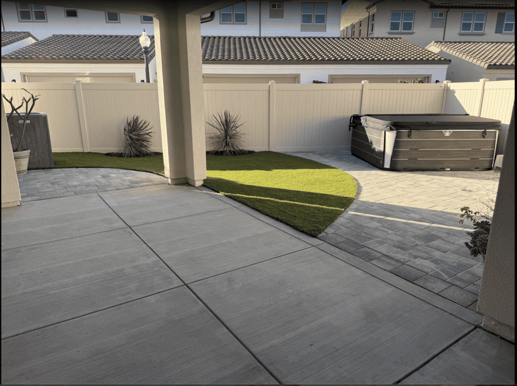 Backyard remodel