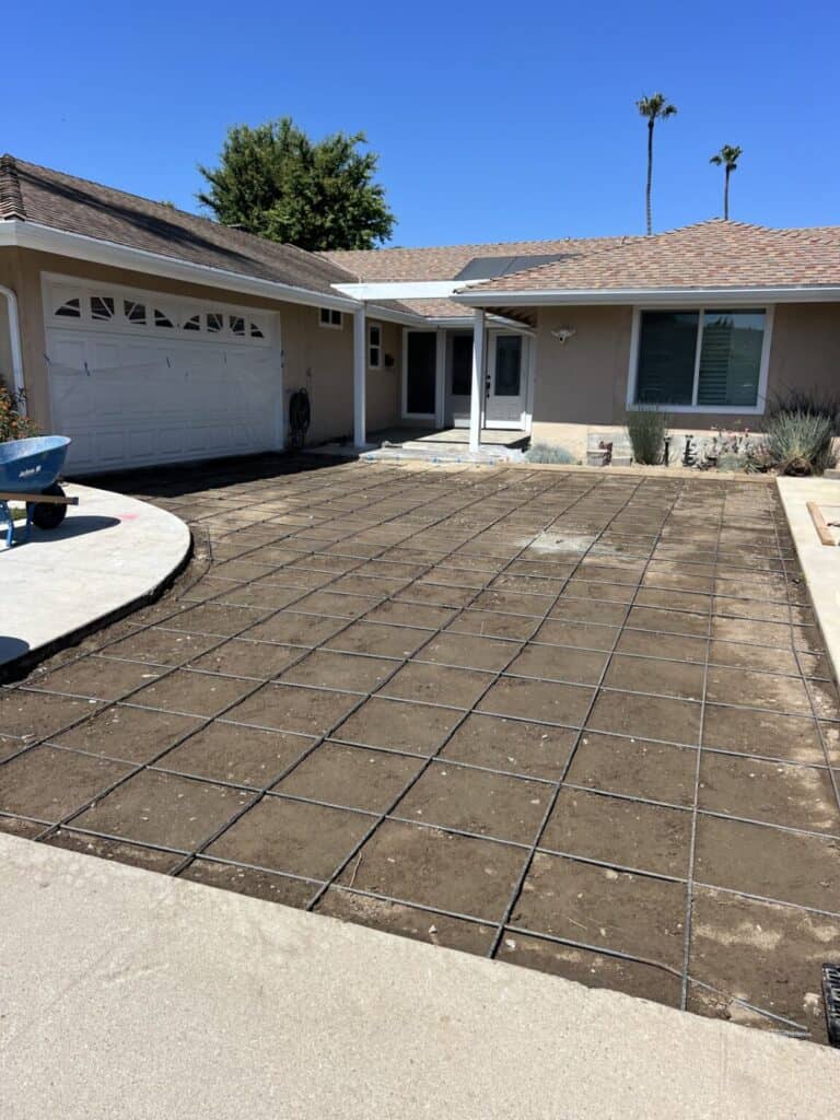Driveway replacement, before